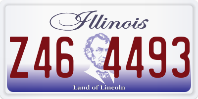IL license plate Z464493