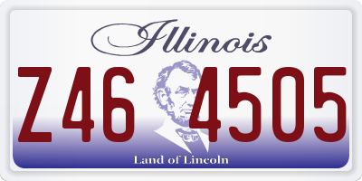IL license plate Z464505