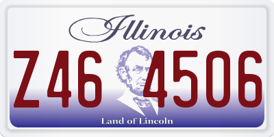 IL license plate Z464506