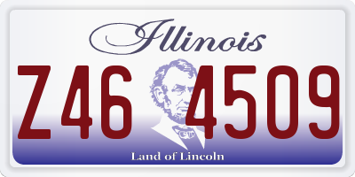 IL license plate Z464509