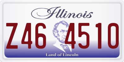 IL license plate Z464510
