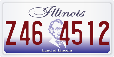 IL license plate Z464512