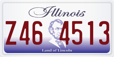 IL license plate Z464513