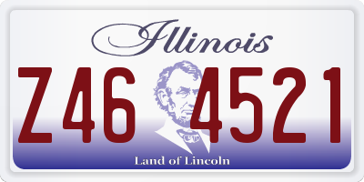 IL license plate Z464521
