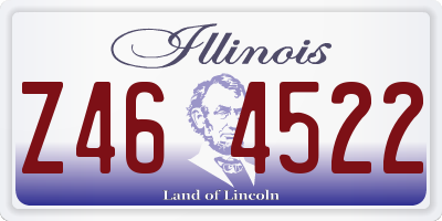 IL license plate Z464522