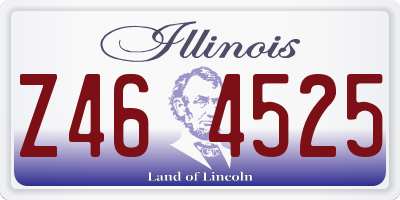 IL license plate Z464525