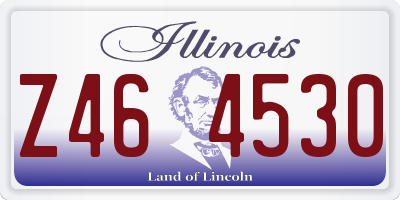 IL license plate Z464530
