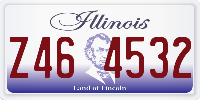 IL license plate Z464532