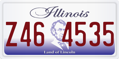 IL license plate Z464535
