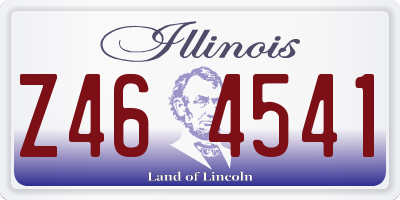 IL license plate Z464541