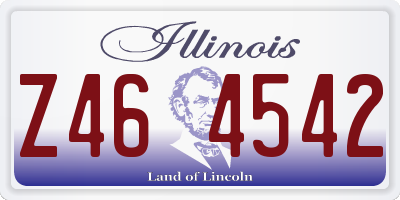 IL license plate Z464542