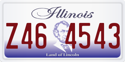 IL license plate Z464543