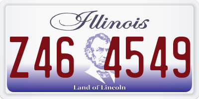 IL license plate Z464549
