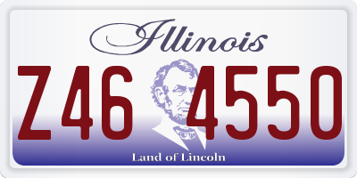 IL license plate Z464550