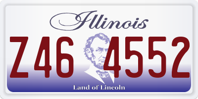 IL license plate Z464552