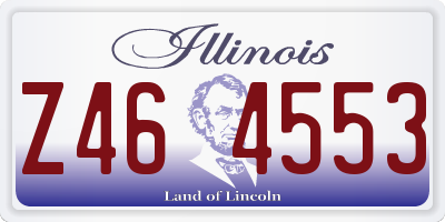IL license plate Z464553