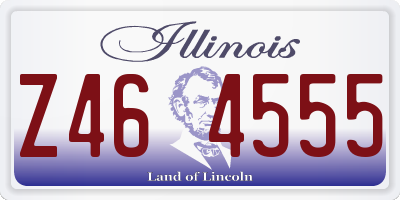 IL license plate Z464555