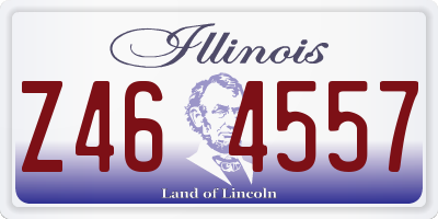 IL license plate Z464557