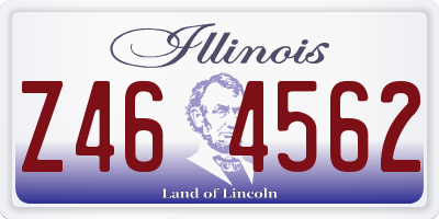IL license plate Z464562
