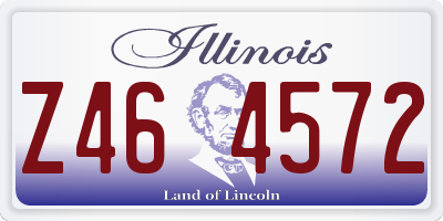 IL license plate Z464572