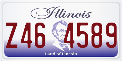 IL license plate Z464589