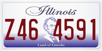 IL license plate Z464591