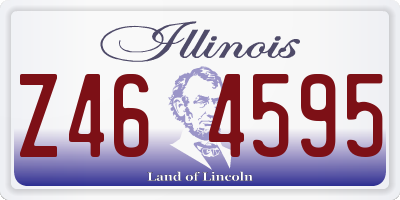 IL license plate Z464595