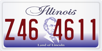 IL license plate Z464611