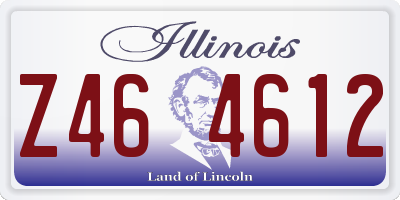 IL license plate Z464612