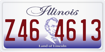 IL license plate Z464613