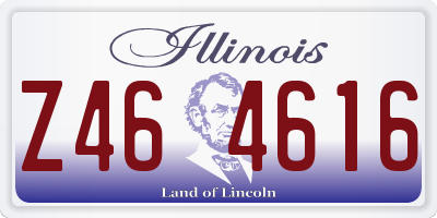 IL license plate Z464616