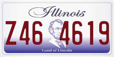 IL license plate Z464619
