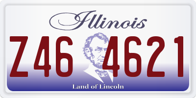 IL license plate Z464621