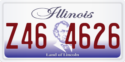 IL license plate Z464626