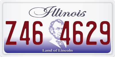 IL license plate Z464629