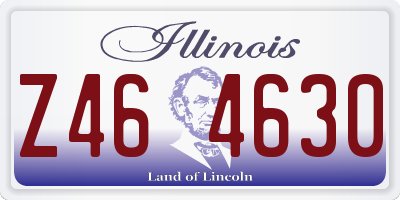 IL license plate Z464630