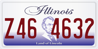 IL license plate Z464632