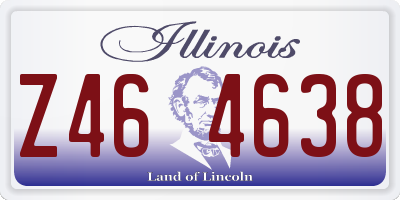 IL license plate Z464638