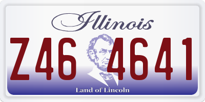 IL license plate Z464641