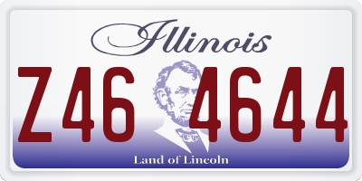IL license plate Z464644