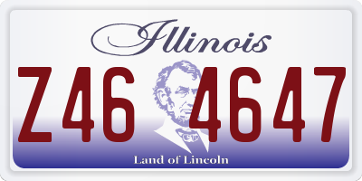 IL license plate Z464647