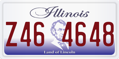 IL license plate Z464648