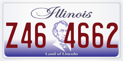 IL license plate Z464662