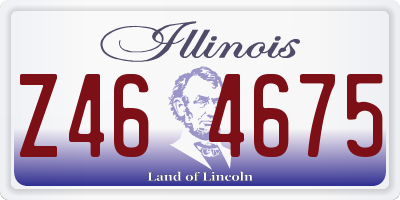 IL license plate Z464675