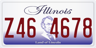 IL license plate Z464678