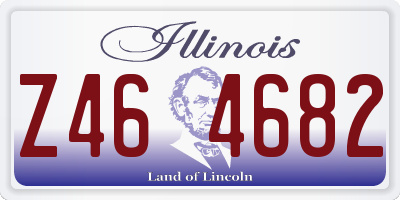 IL license plate Z464682