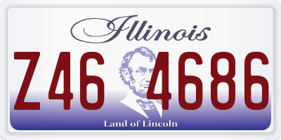 IL license plate Z464686