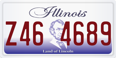 IL license plate Z464689