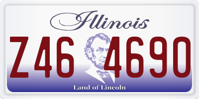 IL license plate Z464690