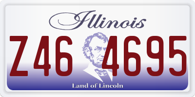 IL license plate Z464695
